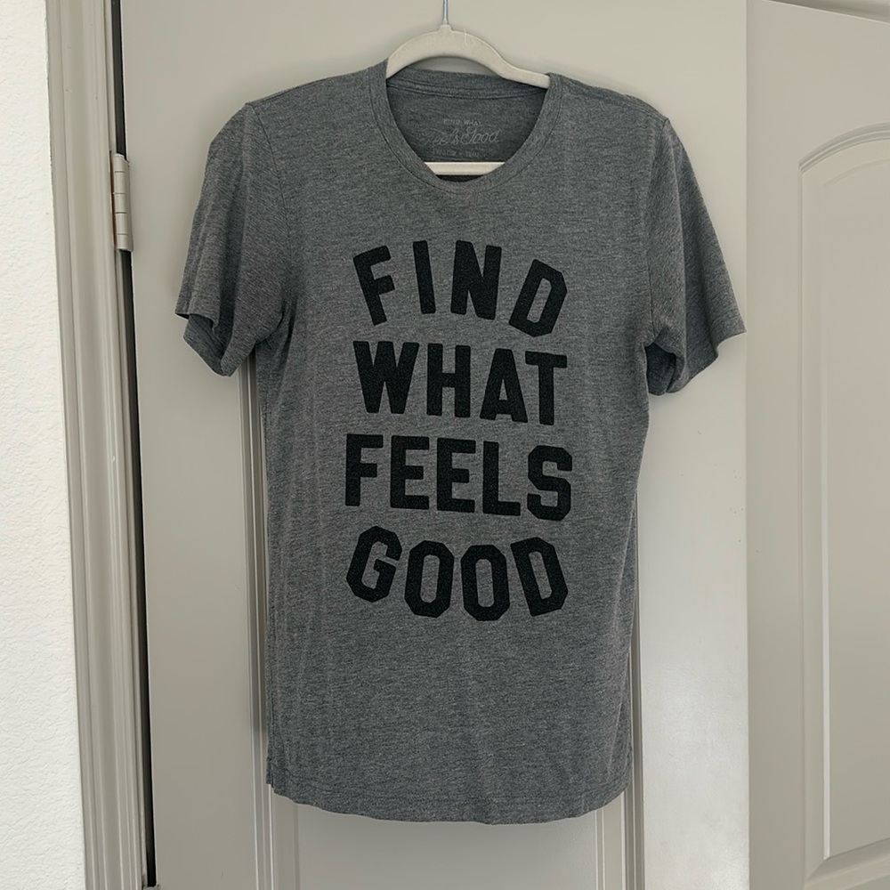 Yoga with Adriene find what feels good shirt small